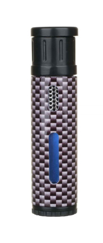 Зажигалка сигарная Colibri Evo, серебристый карбон фото 3