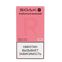 Одноразовая ЭС Soak Soak R5000 Клубничный милкшейк