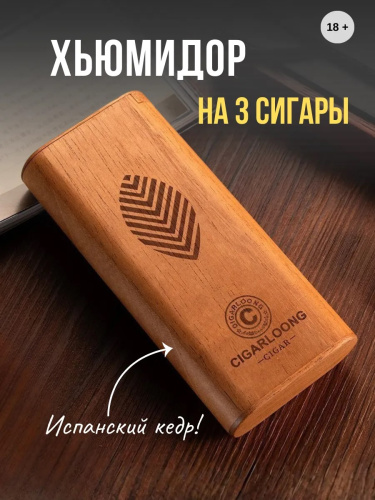 Чехол CIGARLOONG на 3 сигары