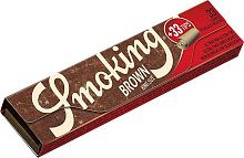 Бумага для самокруток SMOKING King Size Brown + Tips Pack(33шт)