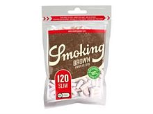 Фильтры для самокруток SMOKING SLIM BROWN 6мм x 15мм (120шт)
