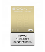 Одноразовая ЭС SOAK CUBE Маскарпоне с Лаймом (7000)