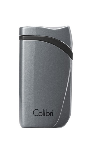 Зажигалка сигарная Colibri Falcon, серый металлик фото 2