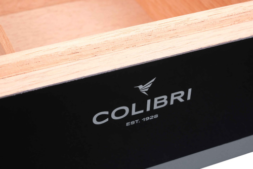 Хьюмидор Colibri Rally на 100 сигар, Алюминий и черный лак фото 4