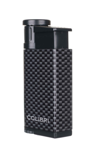 Зажигалка сигарная Colibri Evo, черный карбон фото 3