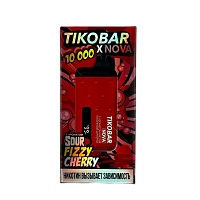 Одноразовая ЭС TIKOBAR 10000 NOVA  -Кислая вишневая шипучка